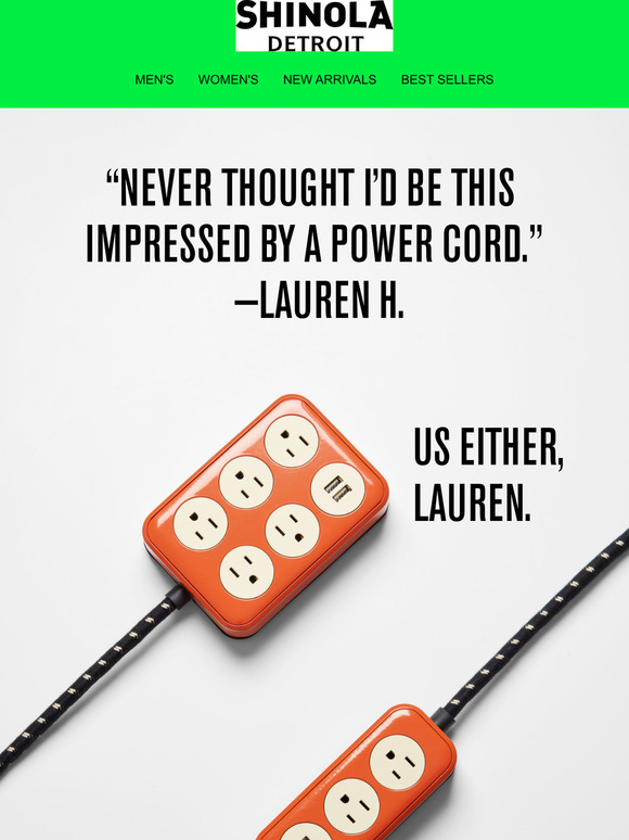 Shinola Detroit Can A Power Strip Be Beautiful? Milled