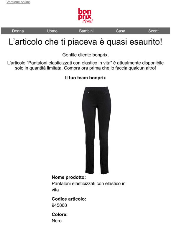 Bonprix: Affrettati! | Milled