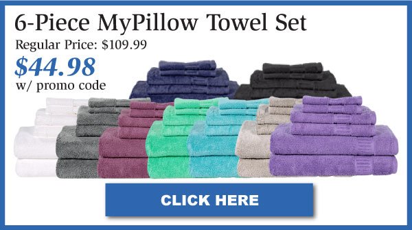 Individual MyPillow Towels