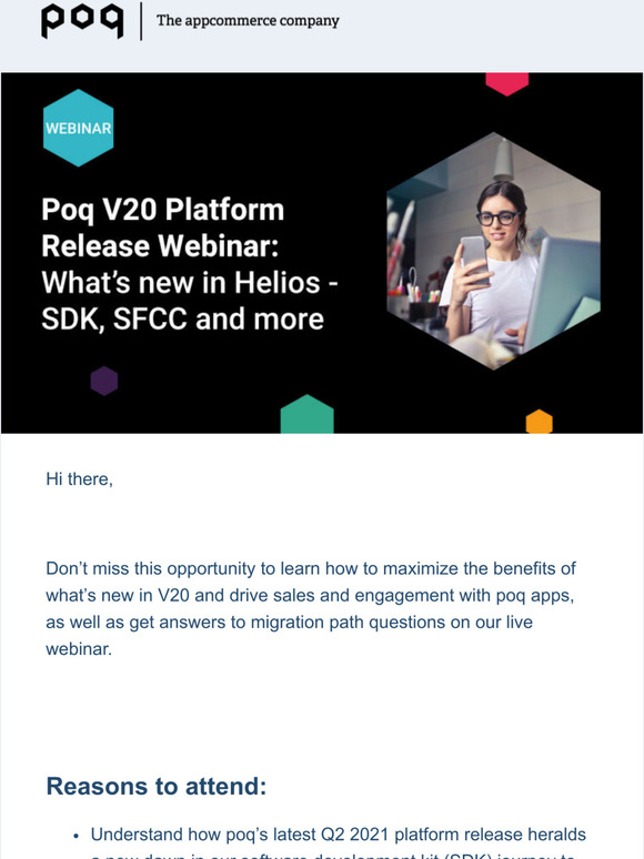 7 Days Remaining to Register for V20 Platform Release Webinar