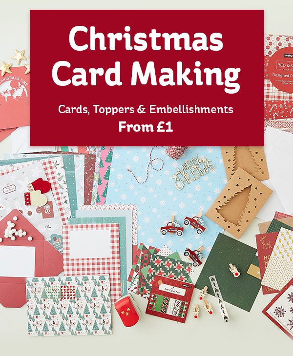 Hobbycraft Our Christmas card making collection has arrived! Milled