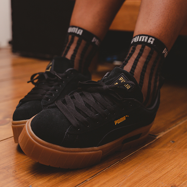 puma mayze platform black