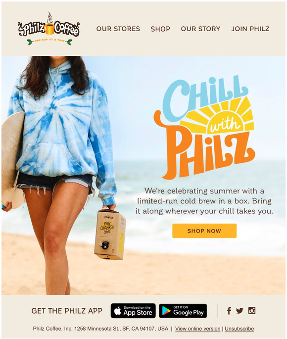 Philz Coffee Philz Cold Brew In A Box Now Available Milled