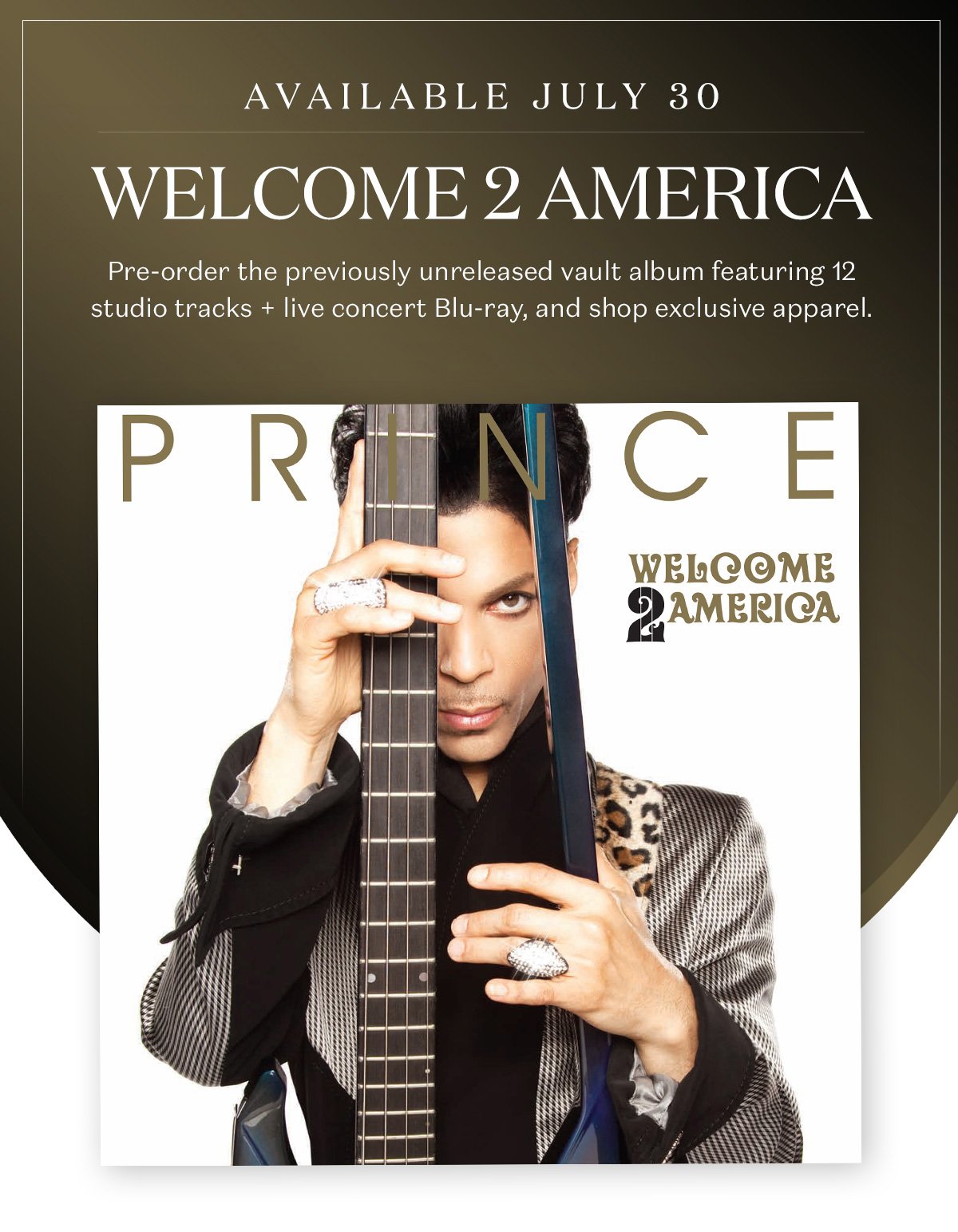Prince: New Arrivals | Welcome 2 America Merchandise | Milled