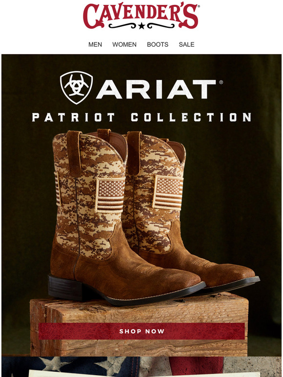 cavenders boots ariat