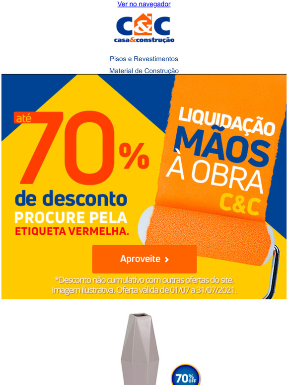 Liquidao com at 70% OFF