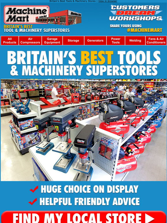 Machine Store Machine Mart: SUPER stores... In more ways than one! | Milled