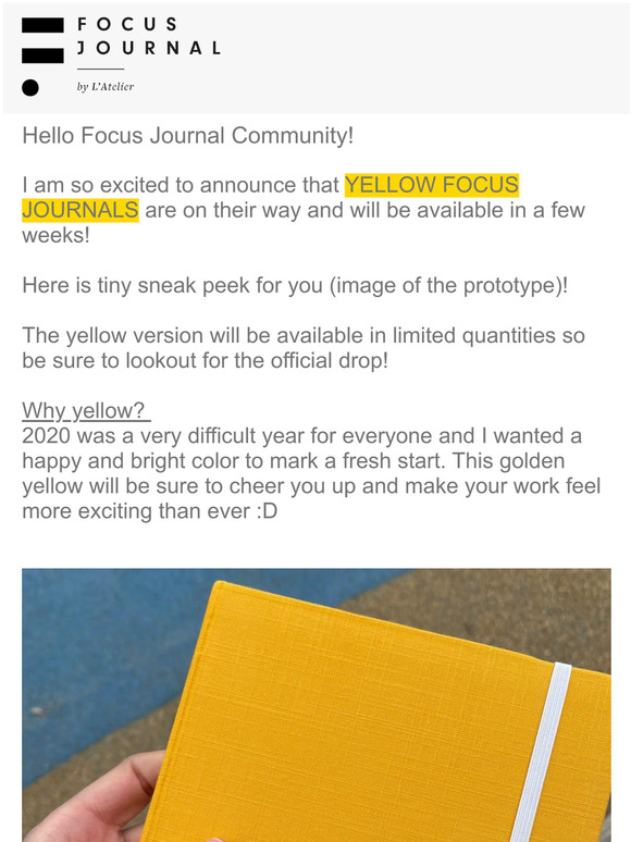 NEW FOCUS JOURNAL COLOR PREVIEW!