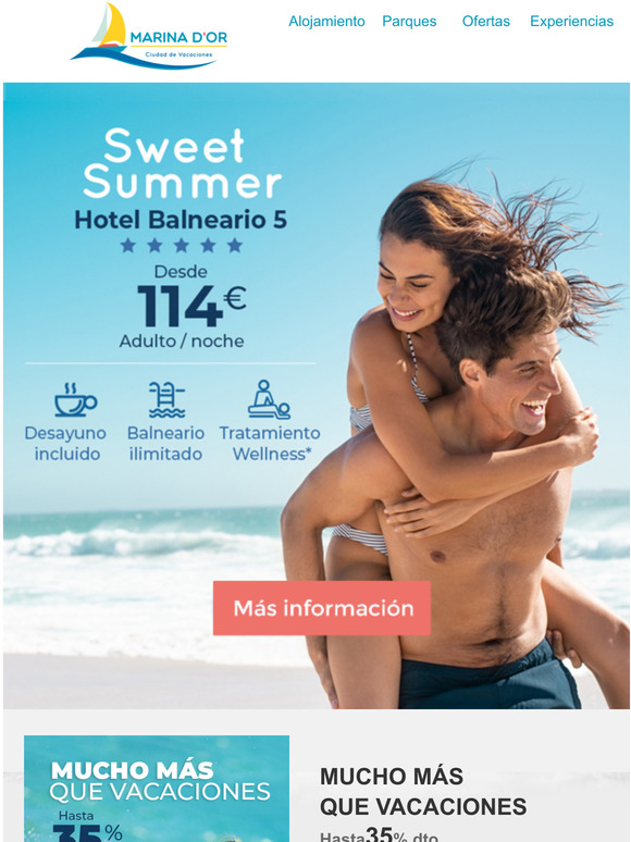 Sweet Summer Hotel 5* desde 114 p/n y ms