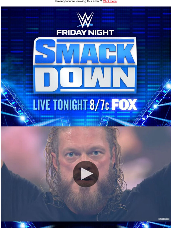 WWE Last Man Standing Match tonight on SmackDown! Milled