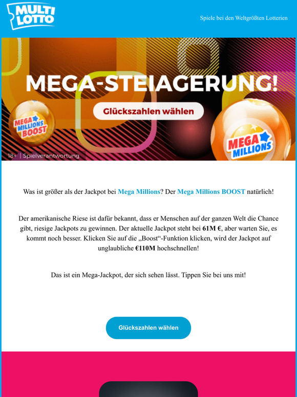 Mchtige Steigerung