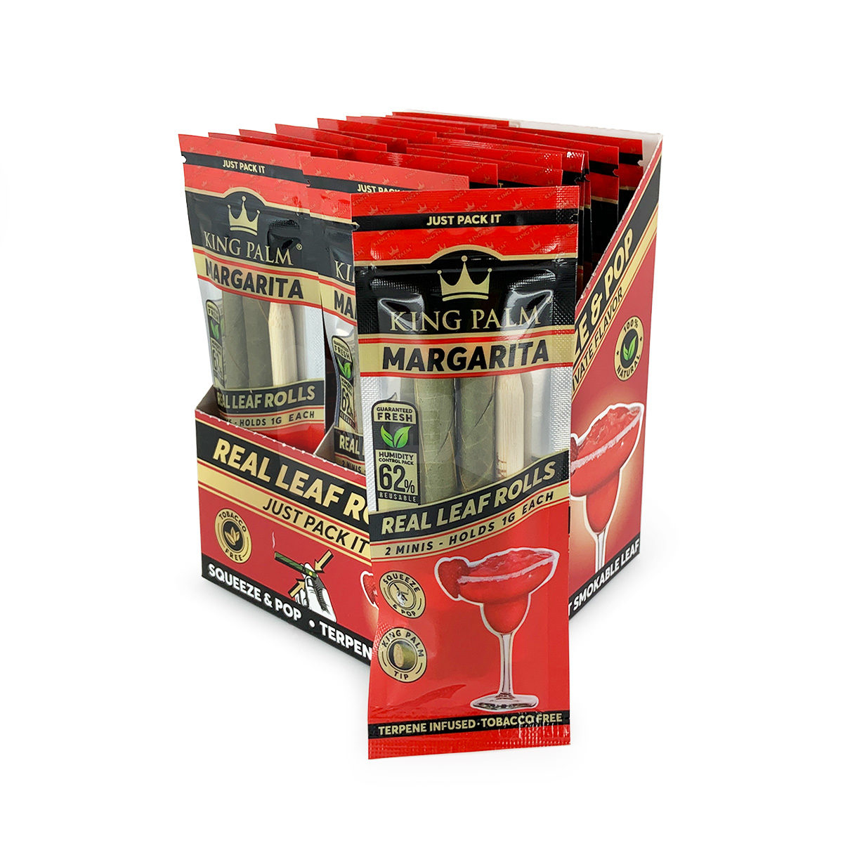 King Palm Margarita Flavored Mini Rolls