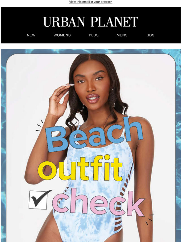 Urban Beach Day Checklist Milled
