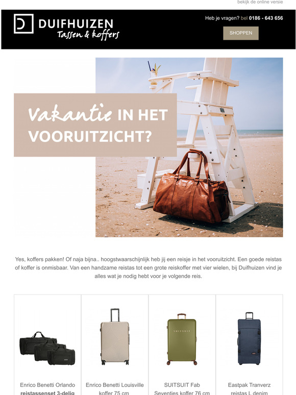  Vakantie op de planning?