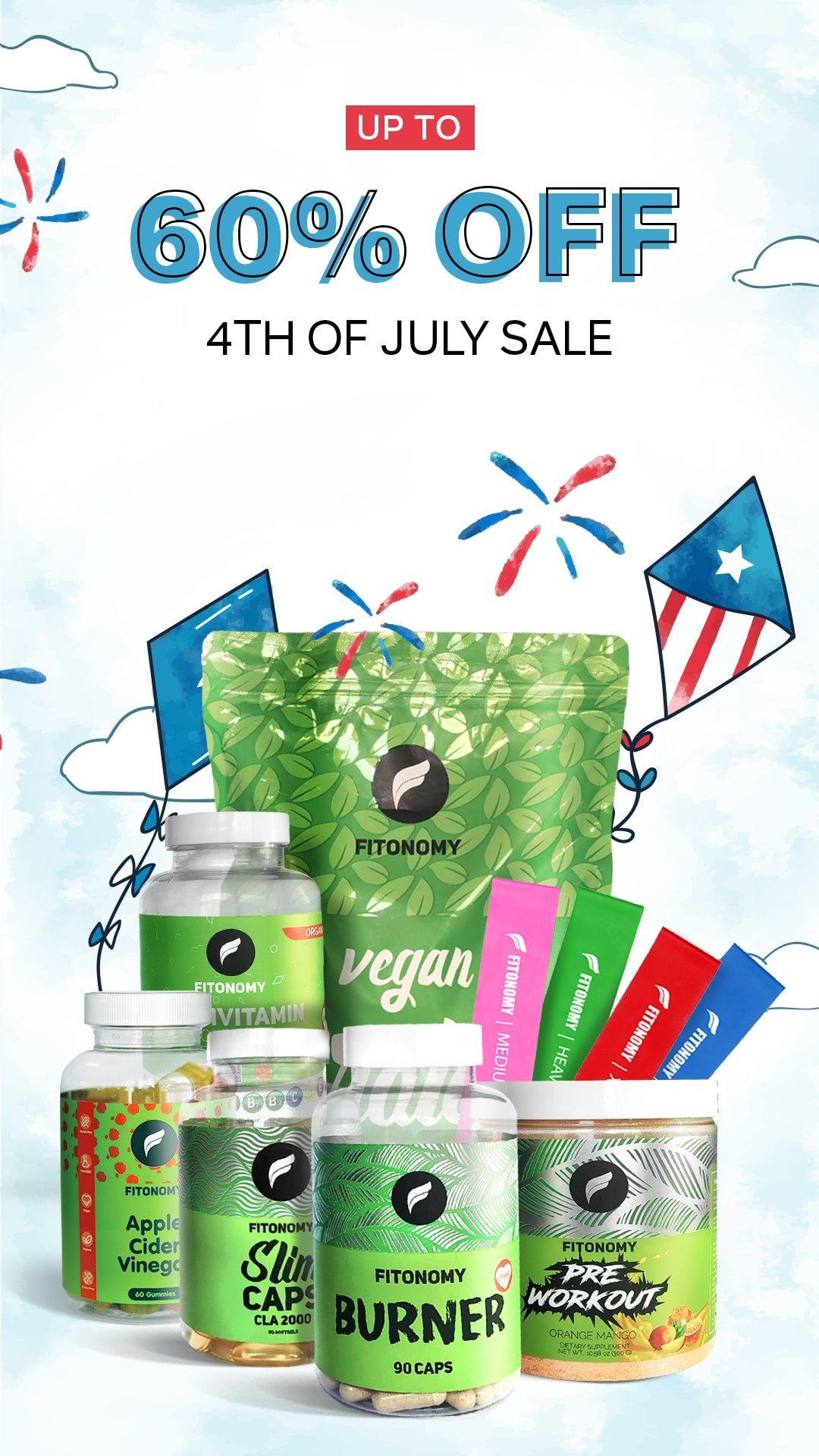 4th of July Sale- Fitonomy products
