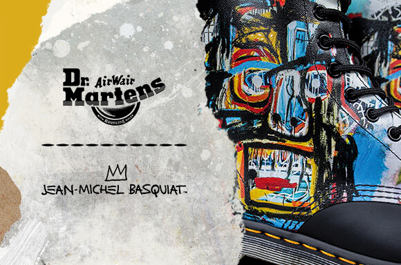 dr martens x jean michel basquiat