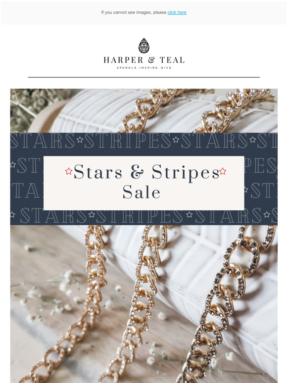 30% Off Happening Now: Stars + Stripes Sale