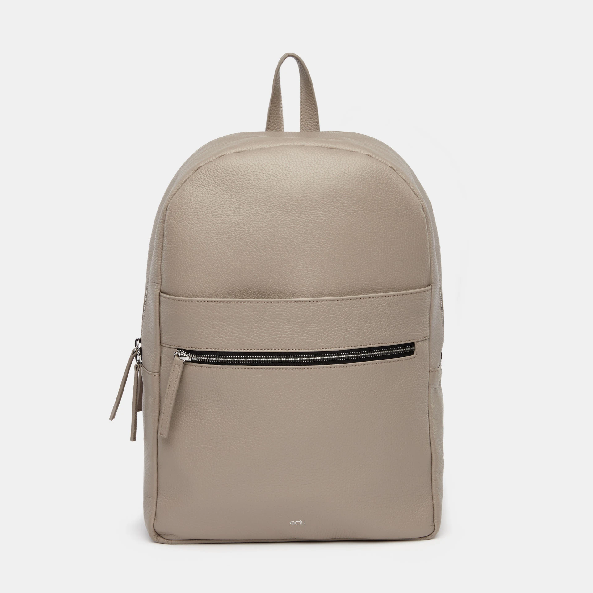 Image of Brooklyn Italian Leather Backpack in Sand