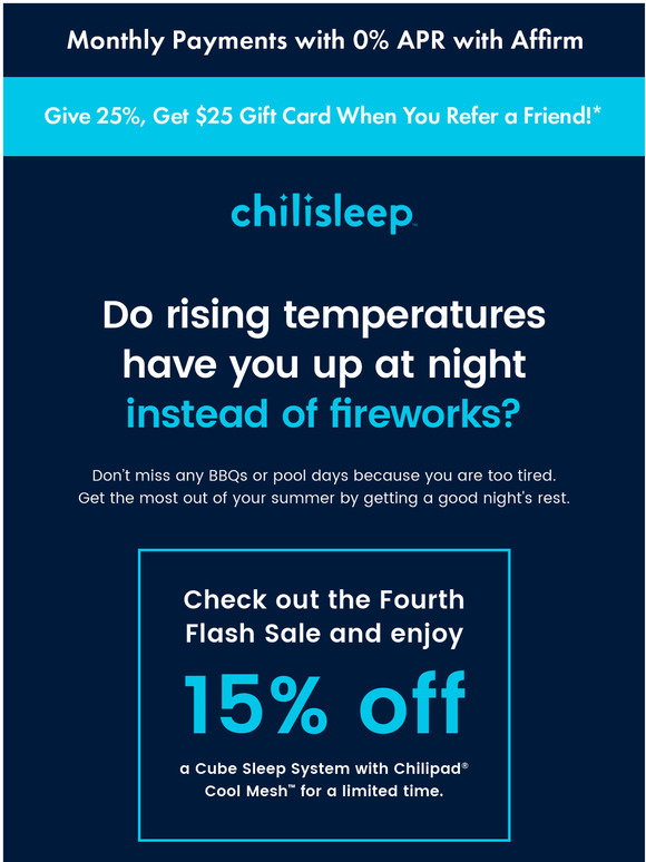 Chili Sleep Happy 4th of July! Milled