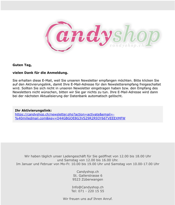Ihre Newsletteranmeldung