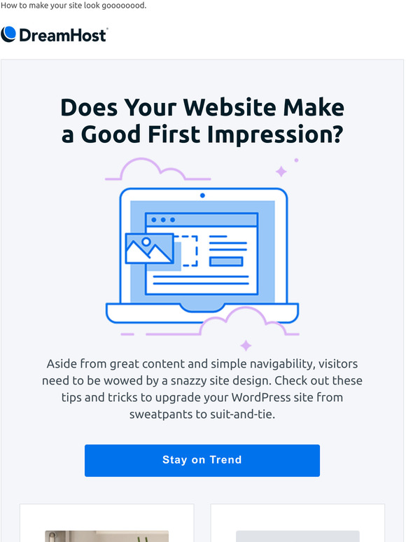 Time to Upgrade your Site Design