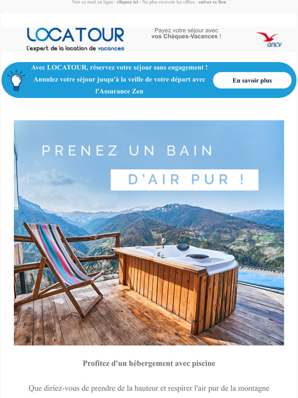  Prenez un bain d'air pur !