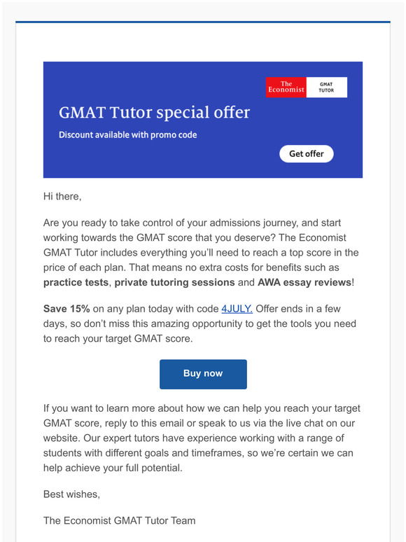 OfficialGMAT on X: Our last deal of the year! Save 10% on the