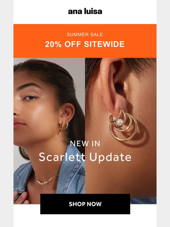 ana luisa: Sun, Sand & Scarlett Earrings! | Milled
