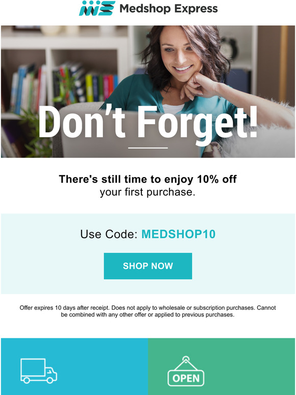 Your 10% off is waiting for you!