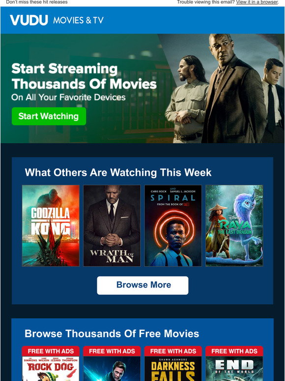 Start Streaming Thousands Of Movies! Milled