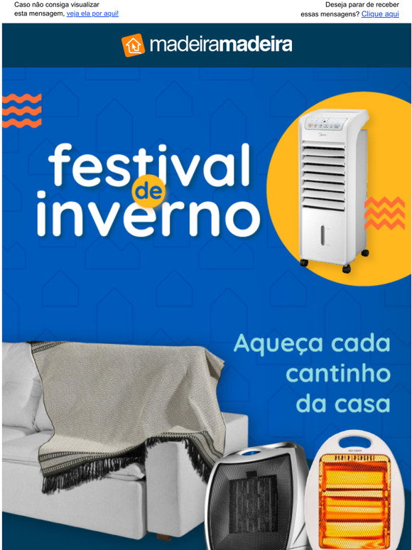 Conforto, aconchego e muitos descontos