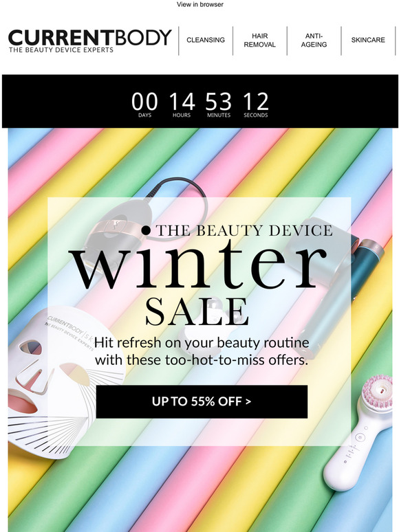 Last Chance! The Beauty Device Winter Sale