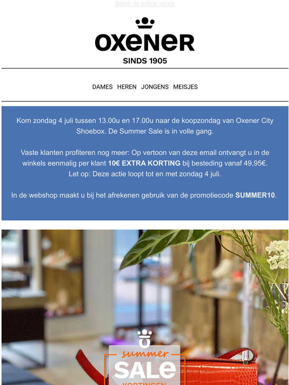 Oxener Schoenen: Koopzondag Oxener City Shoebox | Milled
