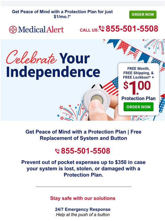 Independence Day Sale: Add a Protection Plan for Just $1/mo.!*