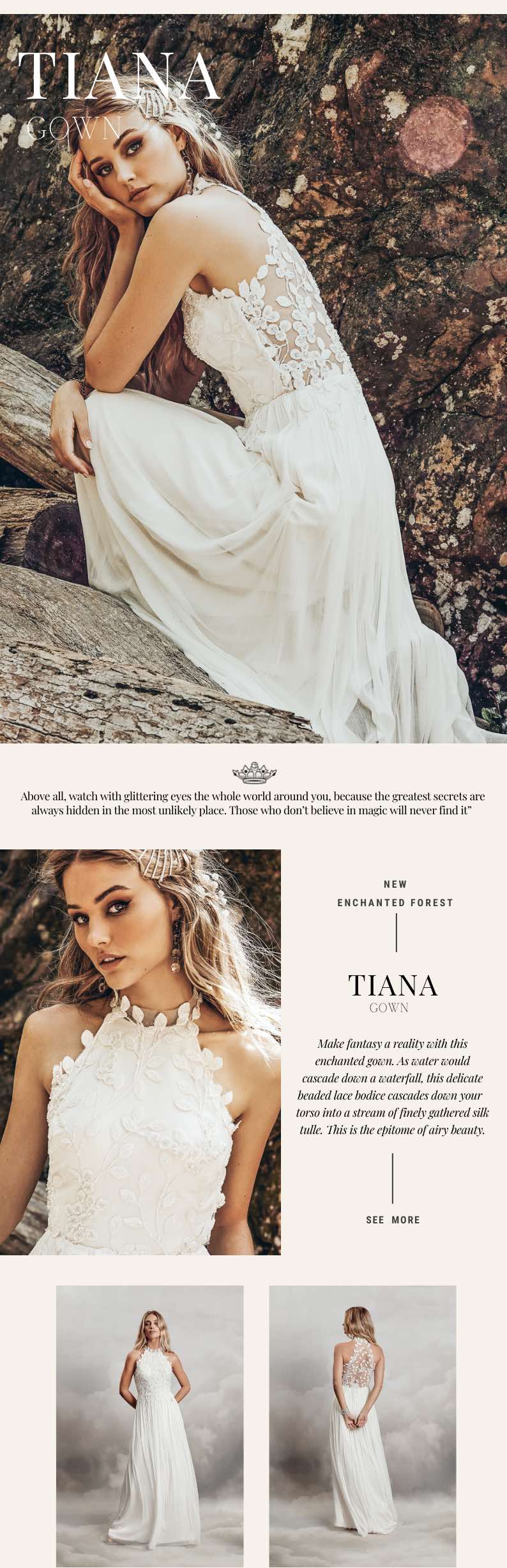 Enchanted dreams with the Tiana Gown 