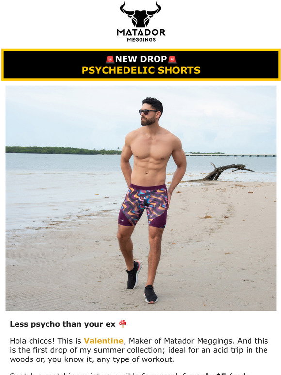 MATADOR MEGGINGS: NEW SHORTS | Milled