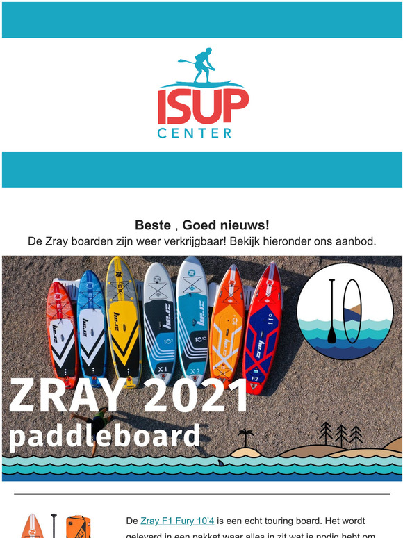 De Zray boarden zijn weer op voorraad!