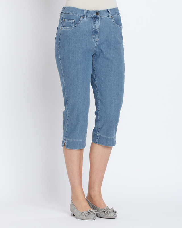 Beauty Caprijeans mit Emana-Garn