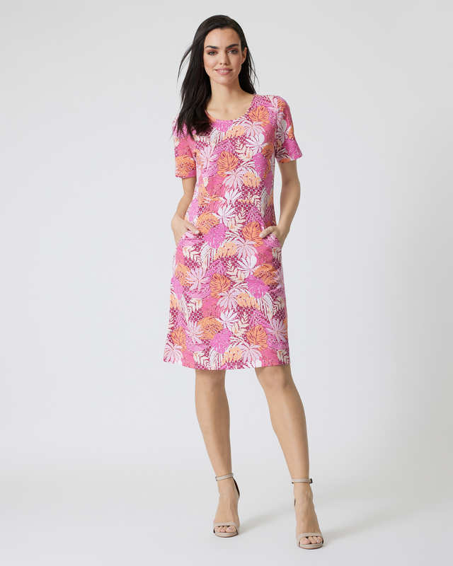 Kleid mit Botanik-Print