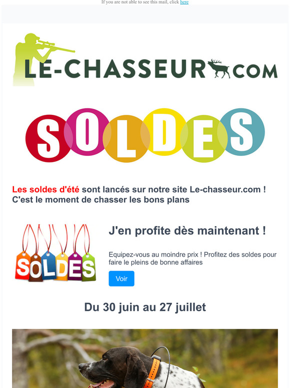 C'est les soldes sur Le-Chasseur !