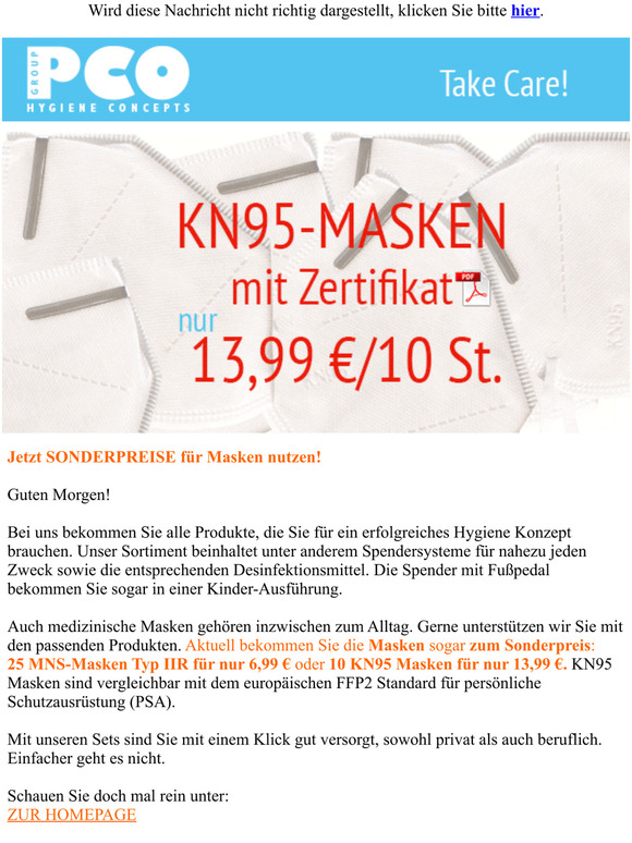 Sichere Hygiene-Ausstattung zum Sonderpreis