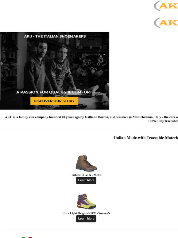 Discover AKU's Passion for Quality & Comfort
