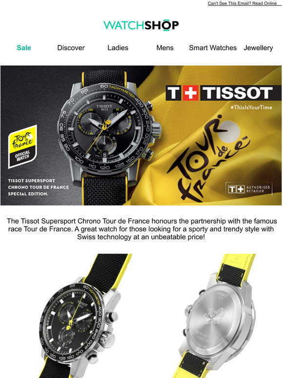 Watch Shop: Check out the Tissot Supersport Chrono Tour de France Special  Edition. | Milled