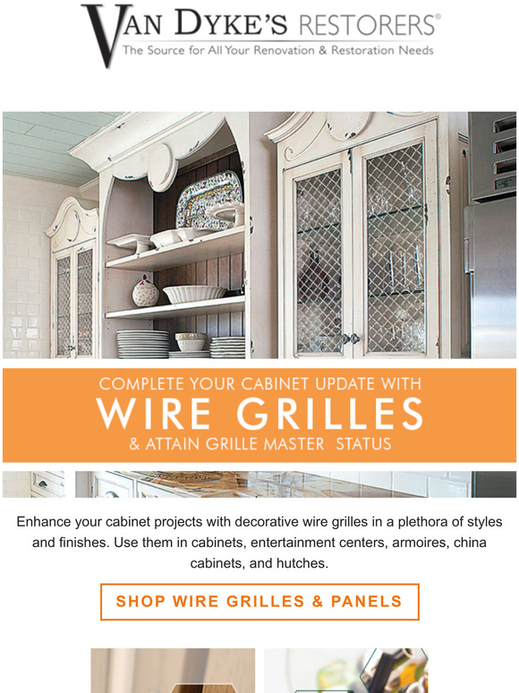 Van Dyke's Restorers Grille Mastery...Explore the Many Uses of Wire