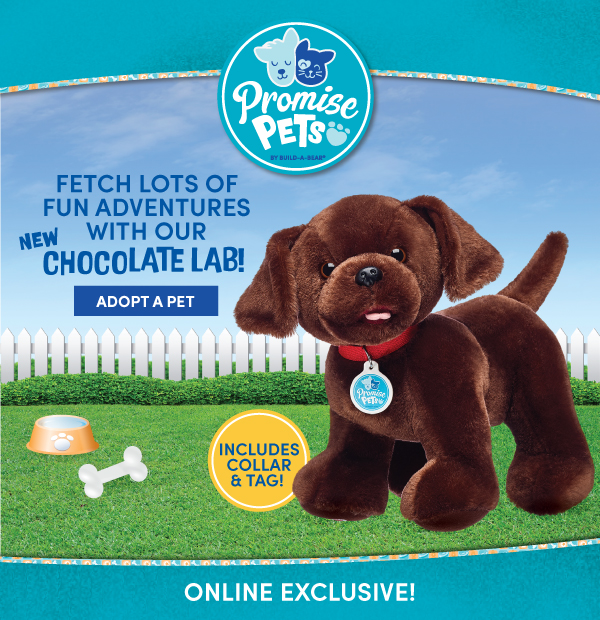 Chocolate lab stuffed animal build a bear new arrivals