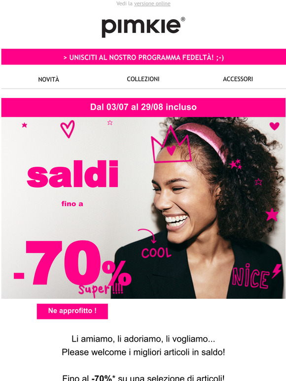 Saldi: solo per te, abbiamo selezionato il meglio...