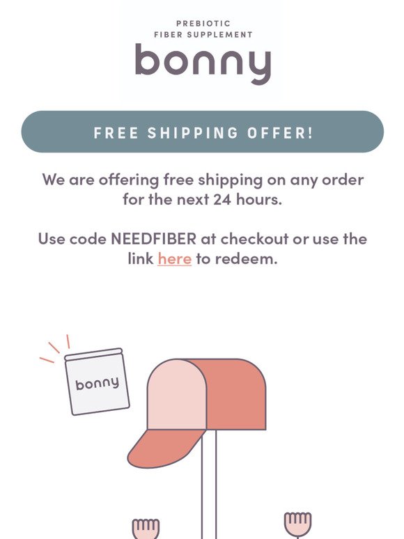 Free Shipping for the next 24 hours