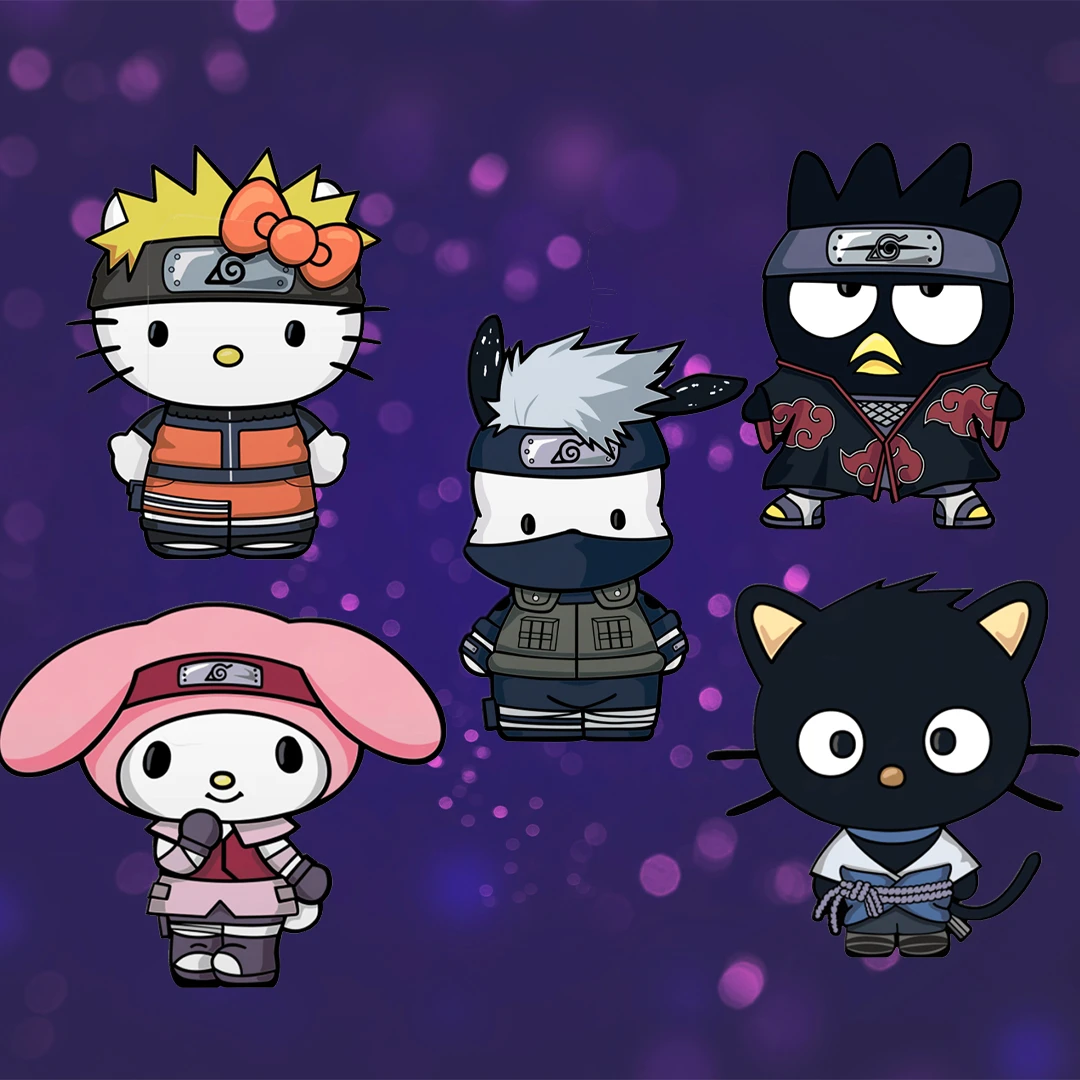 New! Naruto Shippuden x Hello Kitty Friends Melody Sakura Sanrio