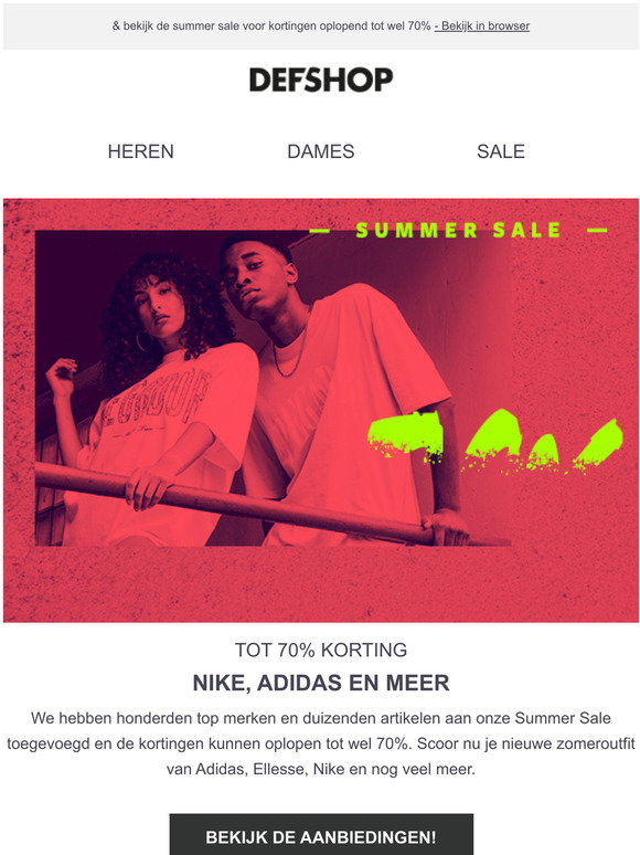 Defshop NL: 20% korting op alle sneakers | Milled
