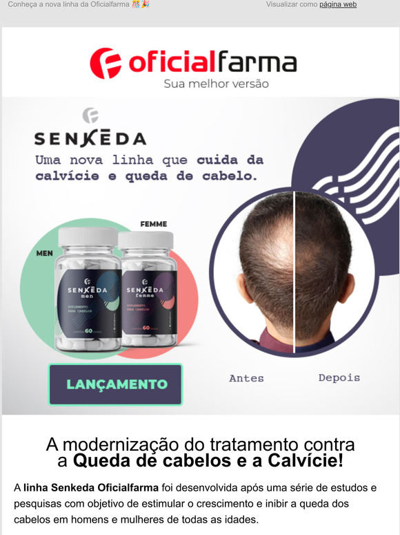 Oficial Farma Br Senkeda O Avanado Contra Queda Capilar Milled